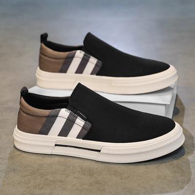 2025 Atmungsaktive Herrenschuhe Board Schuhe Weiche Sohle Freizeit Sportschuhe Jugend Trend Sneaker Slip-on Canvas Schuh