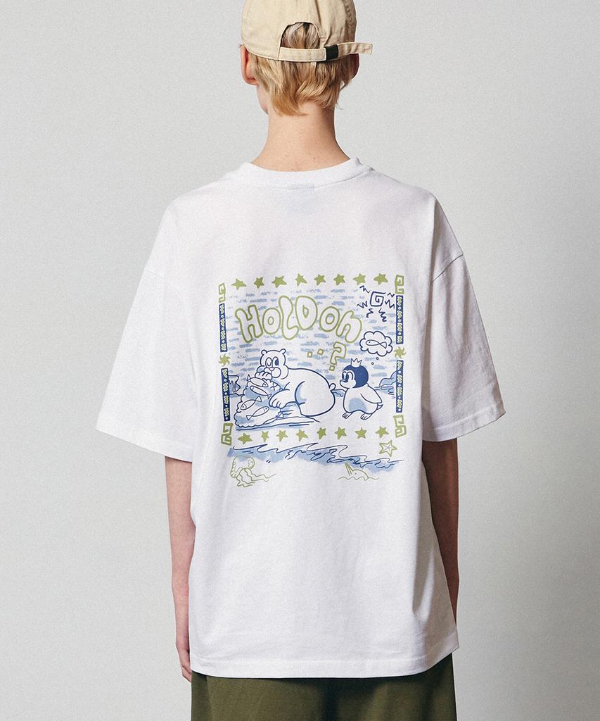 GAKKAI UNIONS Polar Friends Short Sleeve T-Shirt White
