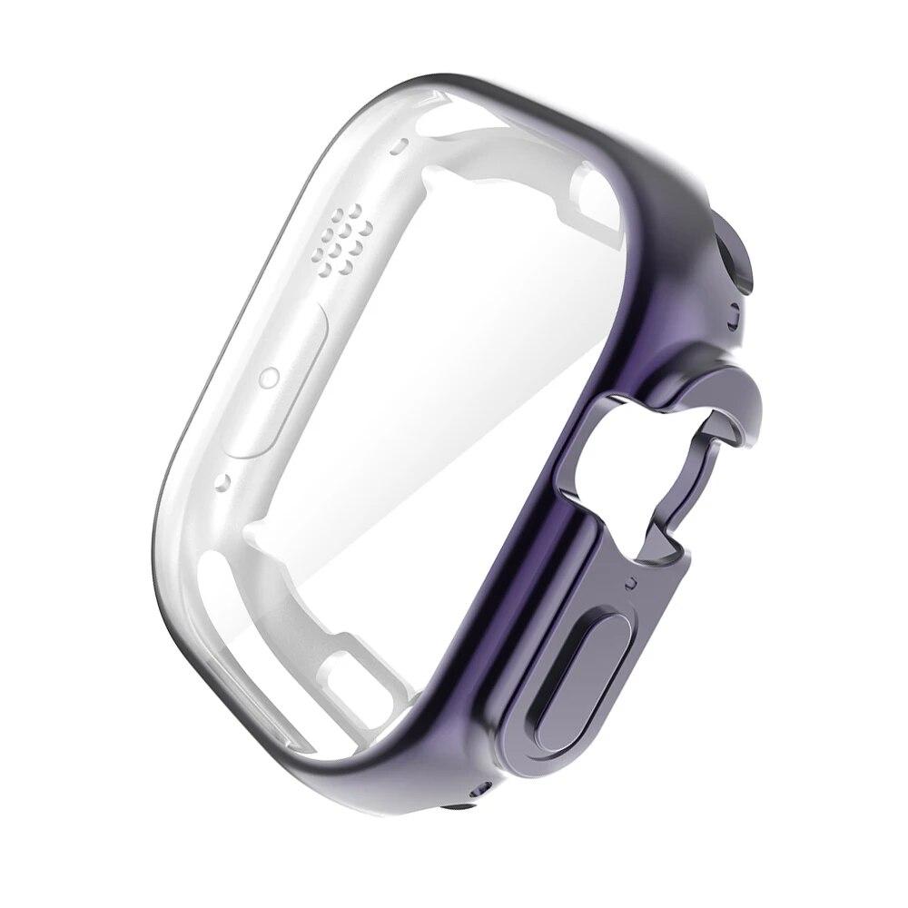 360 Full Soft Protective Case for Apple Watch Ultra 2 49mm Case TPU Screen Protector Bumper for iWatch Series 9/7/8 41mm 45mm Cover