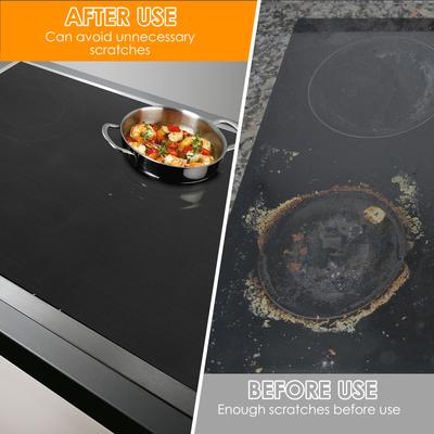 Translucent Induction Cooktop Protector Mat Cuttable Induction Cooktop Cover Induction Hob Protector Pads Kitchen Utensils
