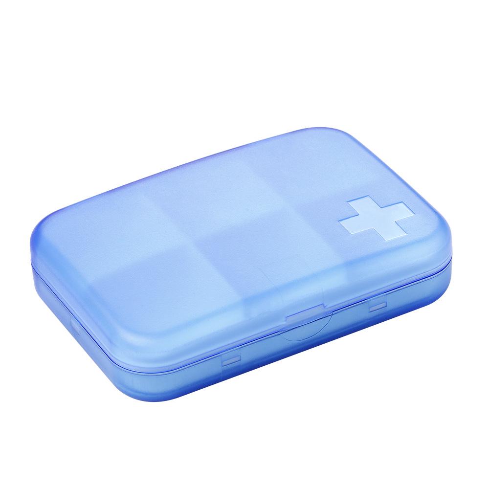 Fashionable Portable Medicine Box - 4 or 6 Grid Mini Outdoor Pill Organizer