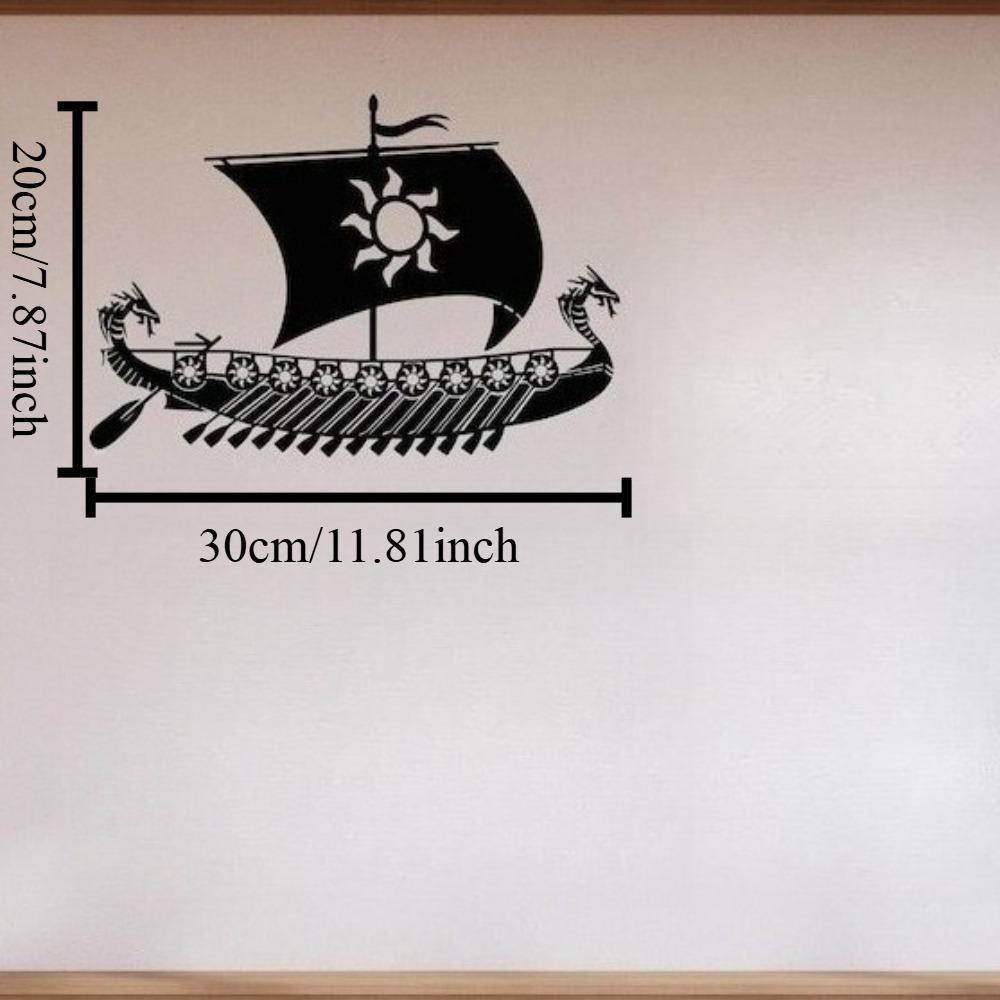 Viking Ship Wall Decor Metal Art Pirate Sculpture Living Room Gift