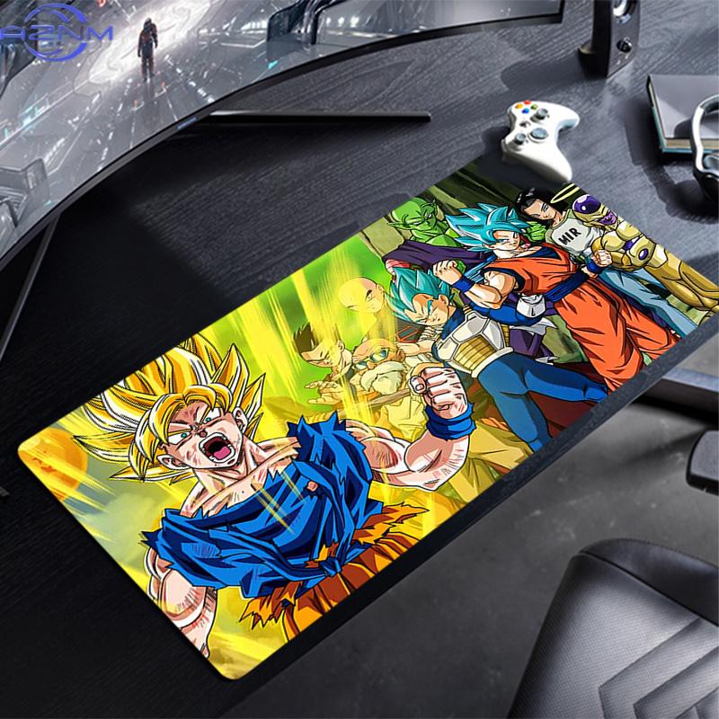Large Gaming Mouse Pad Dragon Ball Anime Durable New PC Computer Gamer Desk Mat For CS GO LOL XXL Laptop Kawaii Mousepad