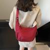Fashion cloth bag female student class satchel casual messenger bag large capacity shoulder bag Japanese travel tote bag