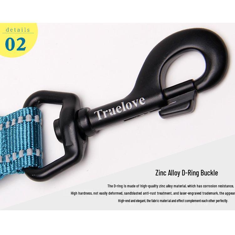 TrueLo Pet Dog Leash for Small, Medium & Large Breeds - Durable Chain Option Available