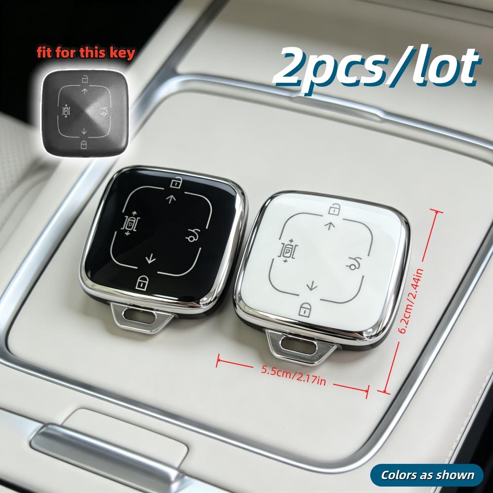 Car Key Cover for ZEEKR 001 009 X 007 , Remote Key Protector only fit for the car key shown in the image.