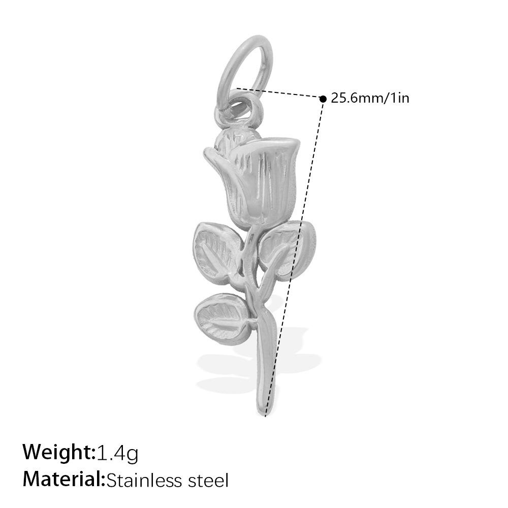 Small Fresh Flower Pendant Collection Exquisite Small Rose Sunflower Shape Bracelet Necklace Pendant