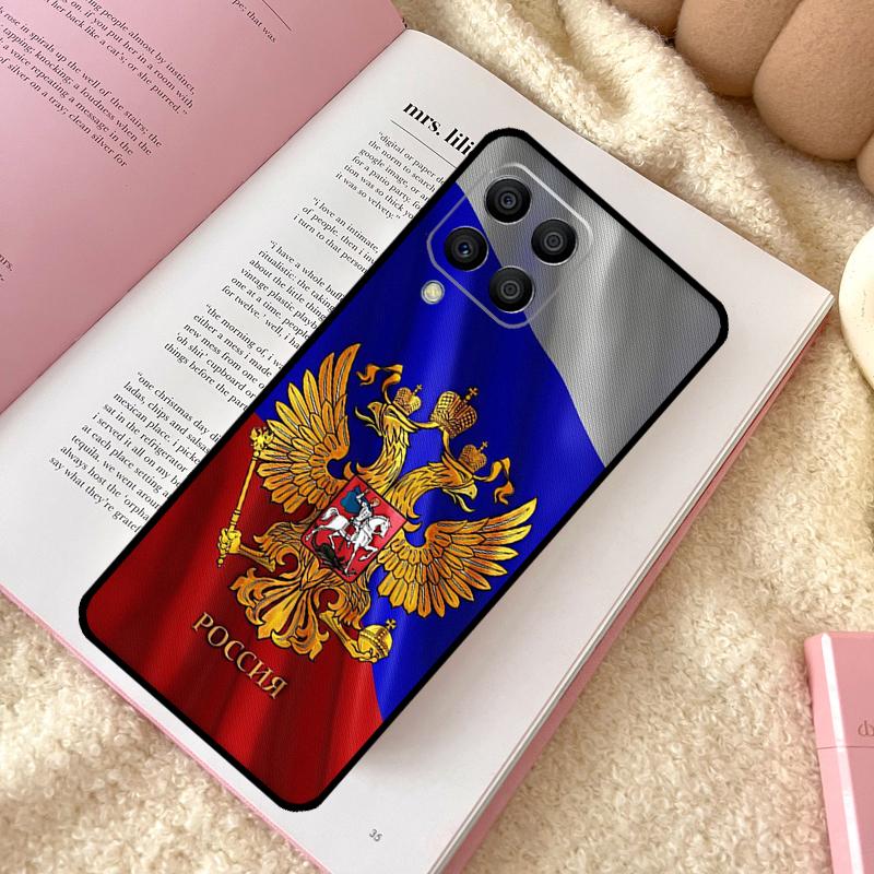 Russia Russian Flags Emblem Case For Samsung Galaxy M12 M14 M11 M13 M15 M06 M16 M36 M56 M31 M53 M32 M52 M35 M55 M34 M54
