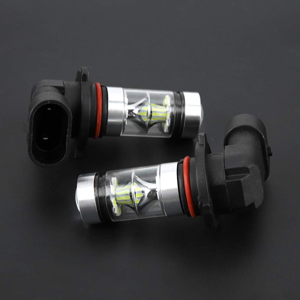 Gorgeri Fog Lamp, 2Pcs 9006/HB4 100W White LED High Brightness