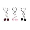 1 Piece Kawaii Cherry Bag Purse Charms Pendant Cute Cherry Keychain For Women Car Keys Decoration Gifts Stuff Accessories