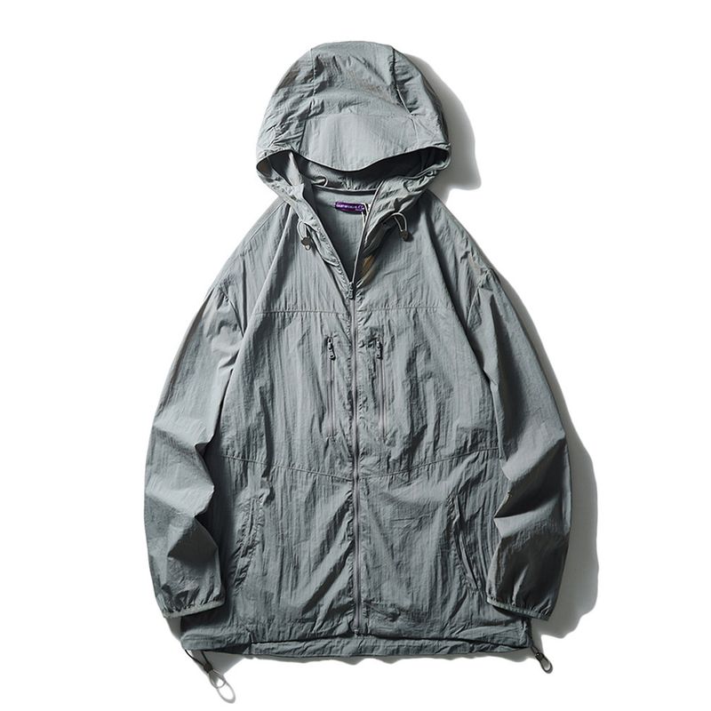 American Mountain Outdoor Ultra-Thin Breathable Sun Protection Clothing Men's Duster Summer Fishing Outwear Export Men's Clothing Wind Shield