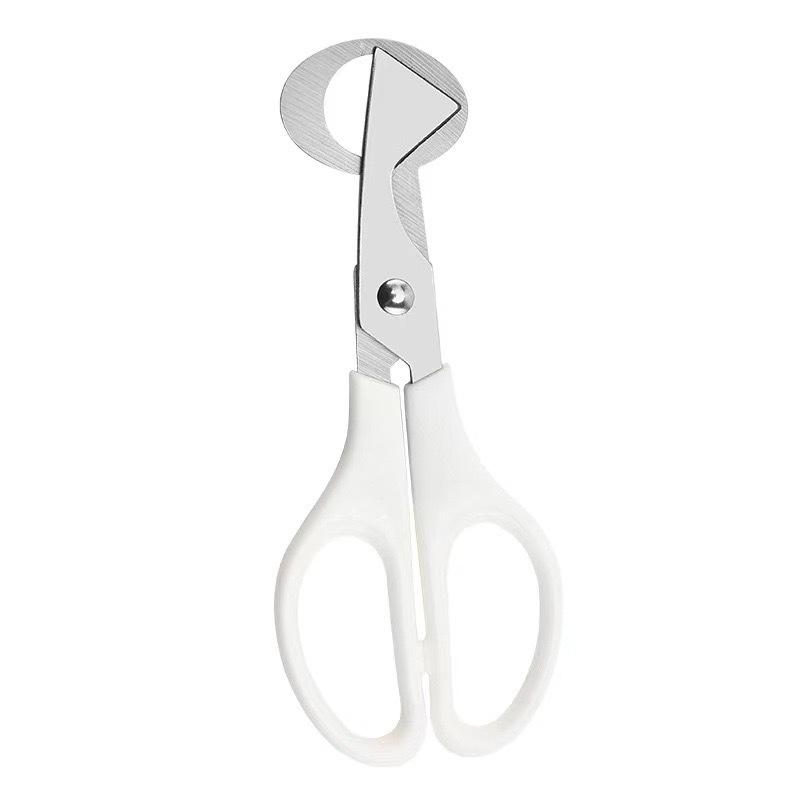 Stainless Steel Quail Egg Scissors - Precision Eggshell Cutter for Seamless Egg Opening