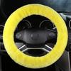 Fluffy Steering Wheel Cover For Women Fuzzy Steering Wheel Cover Winter Warm Faux Wool Plush Car Wheel Cover Furry Steering Wheel Protector Universal