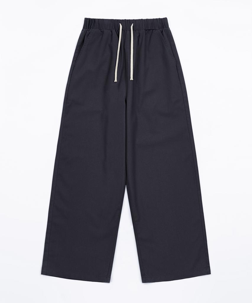 TOFFEE WOMEN W Linen Easy Pants (Navy)