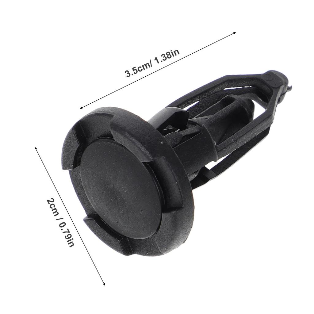 DECORNIJIA 50pcs Car Push Retainer Clip Nylon Bumper Fixture Kit Auto Front Bumper Grille Fastener Installation