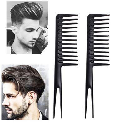 Useful Wide Application Solid Color Hairdressing Comb Black Styling Hairbrush Oil for Barber Shop