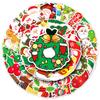 50 Christmas Cartoon Festival Stickers: Journal, Notebook, and Luggage Decoration - Waterproof, 50 Sheets