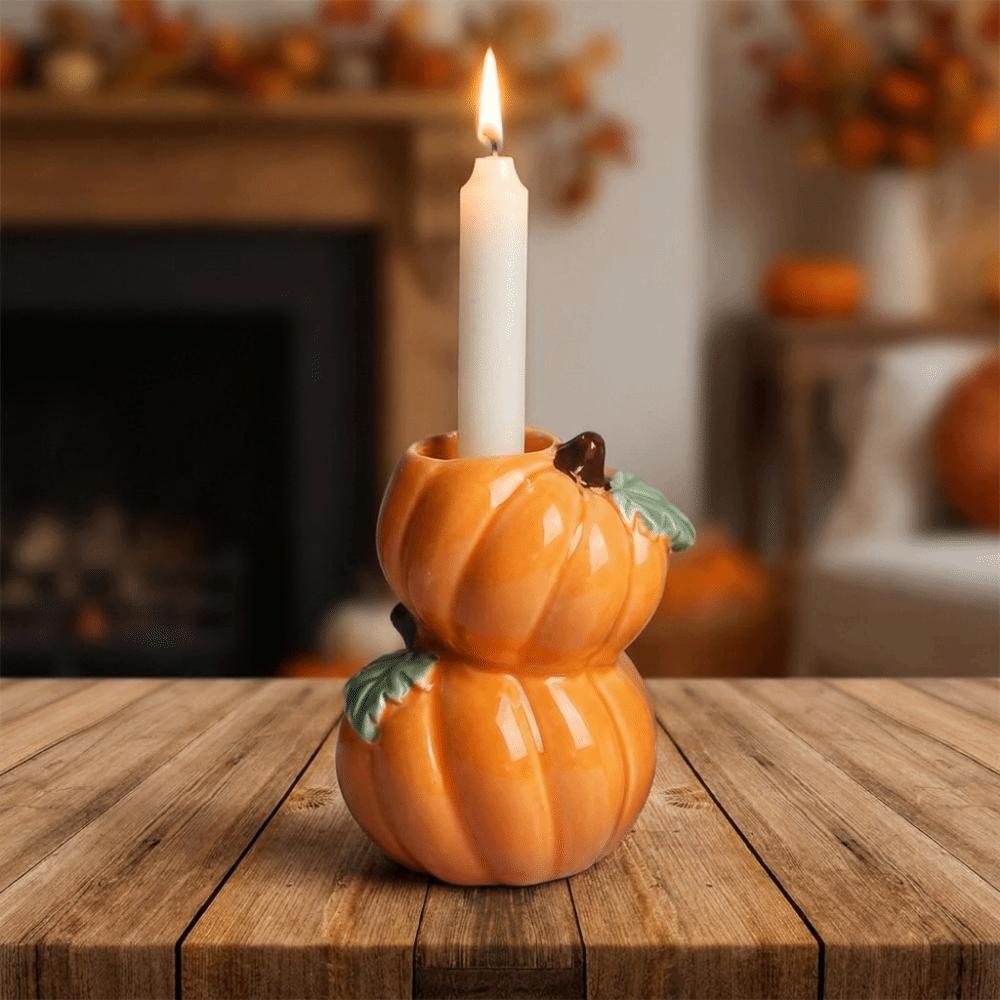 Suport Lumânare Ceramice Halloween Centru Masă Suport Lumânare Dovleac Decor Cameră Casă