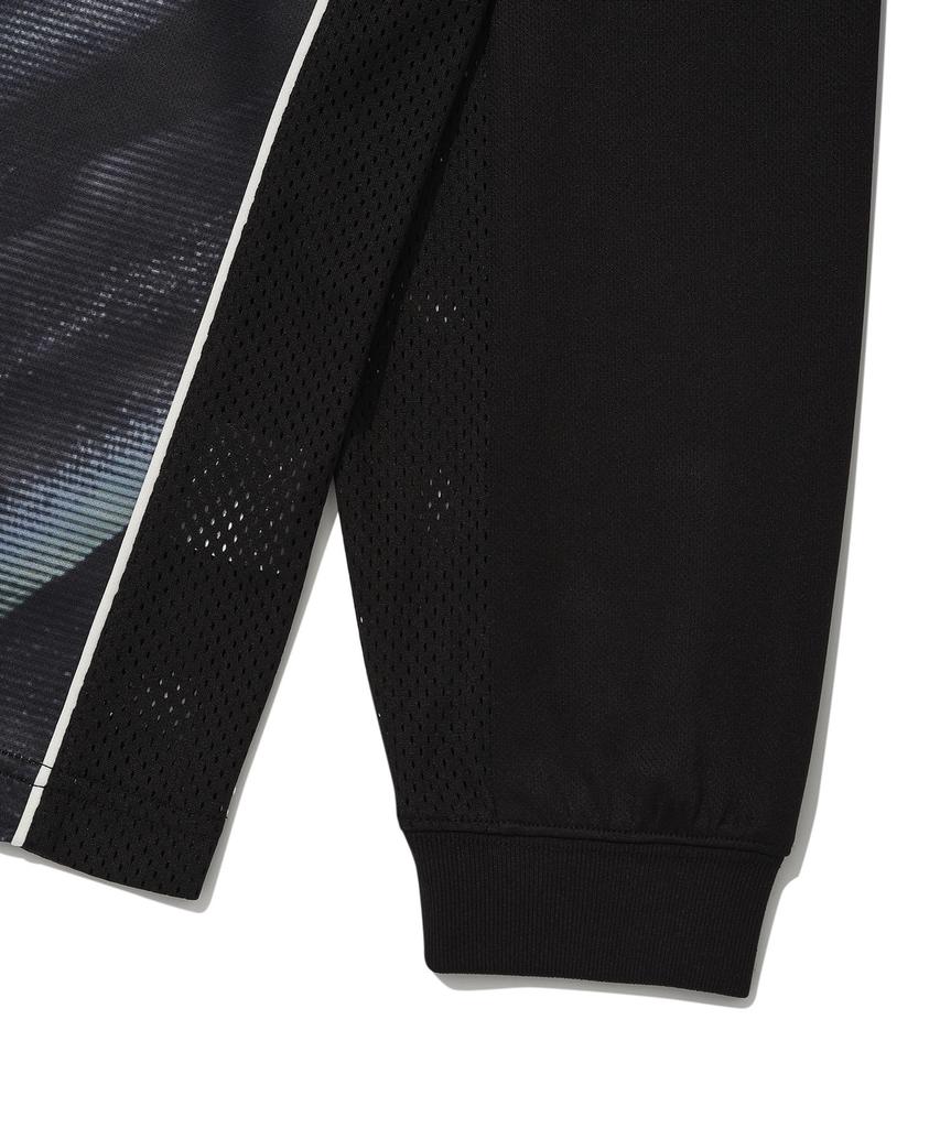 WACKY WILLY Blockcore Jersey T-Shirt Black