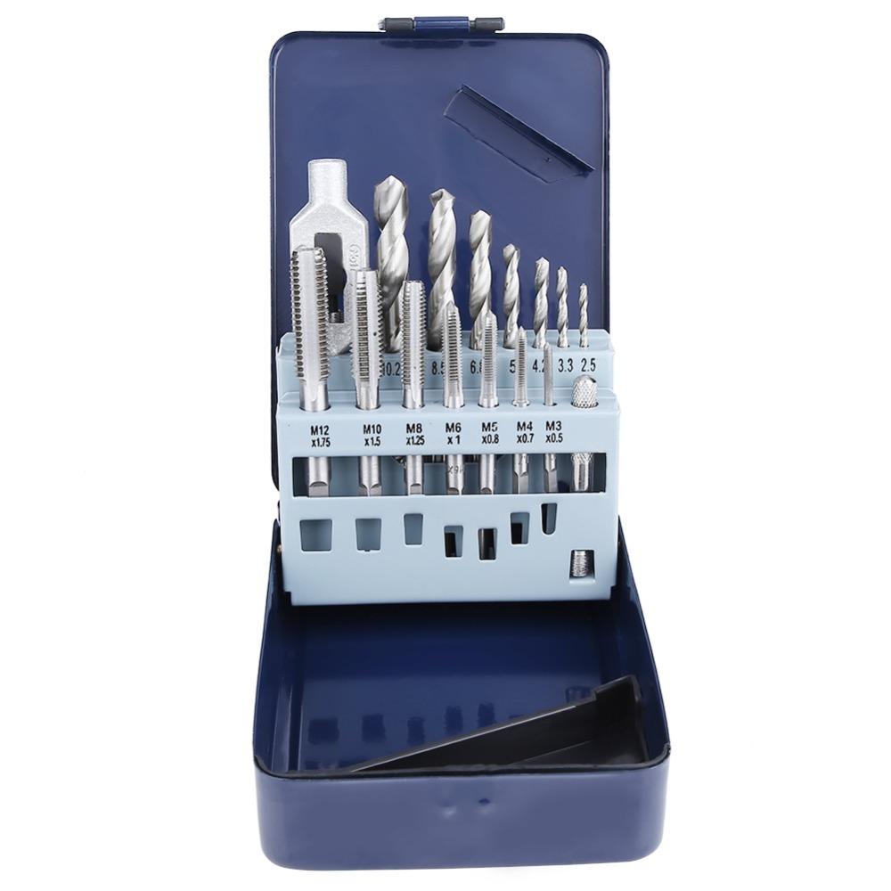 15pcs Alloy Steel Tap Wrench Set Metric Size Alloy Steel Tools Metal Processing Tools DIY Projects
