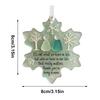 Christmas Snowflake Ornaments Festive Acrylic Friendship Pendant Suspending Snowflake Ornament For Hallway Festival Bedroom