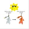 5pcs Car Mounted Color Changing Roast Duck Pendant Toy Resin Harmless Originality Rearview Mirror Decoration Cute Swing Lanyard