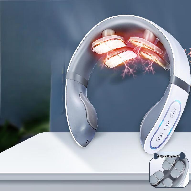 Kangzuo Smart Neck Massager with Heat and Pulse CN plug (adapter included)