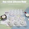 3D Bun Dumpling Silicone Mold, Steaming Dumpling Shape Candle Molds for Chocolate, Resin, Soap, Baozi Bun Bread Fondant Molds for Handmade Party DIY