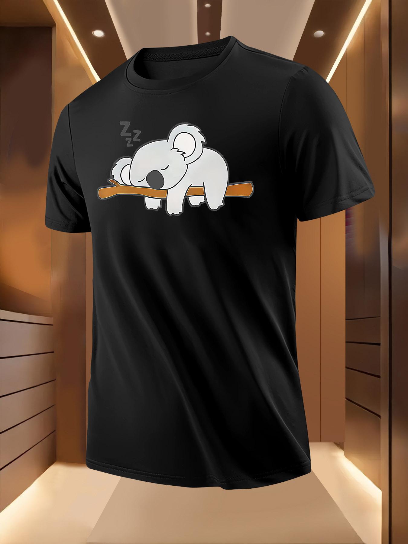 Koala Sleeping on Branch Graphic Tshirt - Breathable Ligh... XXL