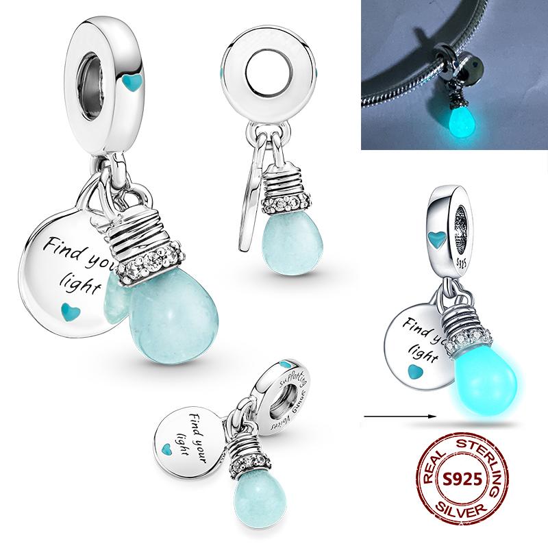 Charms camaleonte adatti a braccialetti originali alla moda in argento 925 con zircone, perlina a forma di polpo e tartaruga, ciondolo a forma di farfalla e lucciola, fai da te per realizzare gioielli