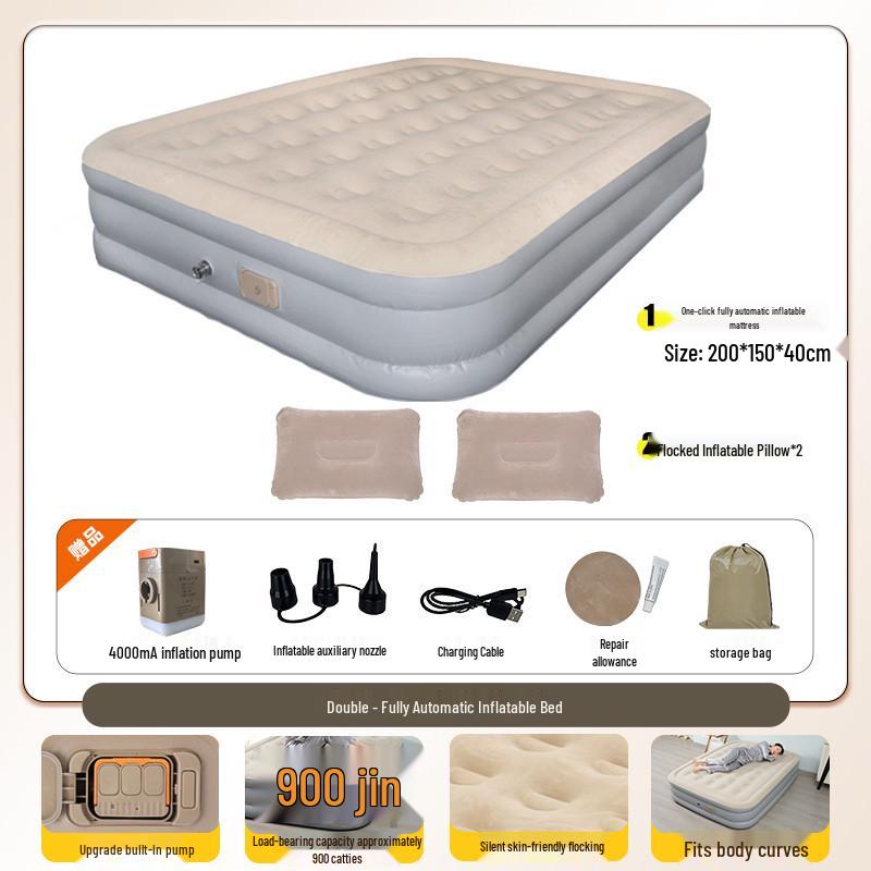 Automatic Inflatable Camping Mattress for Outdoor Travel and Tent Use