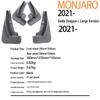 Custom Mudguard for Chery Xingyue MONJARO L 2021