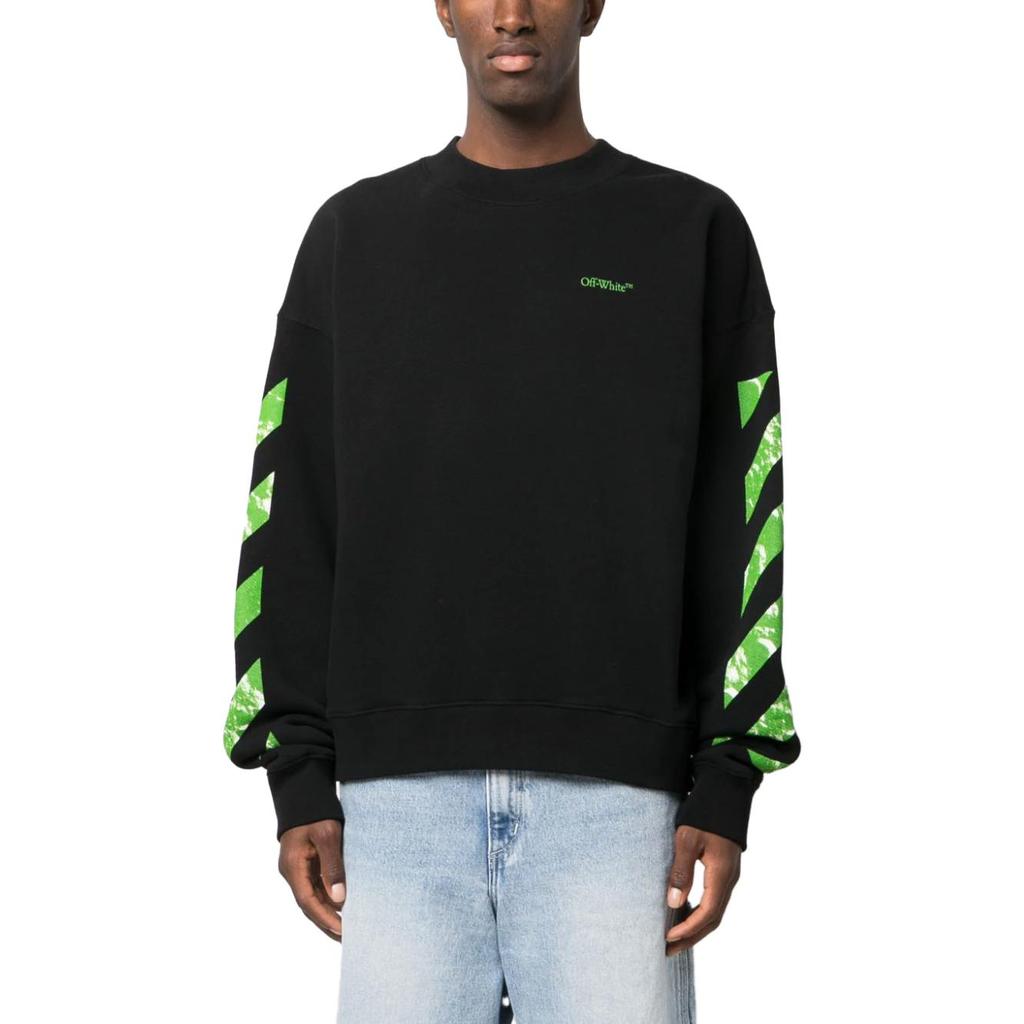 OFF WHITE Sweatshirt Men's Black OMBA054F23FLE0081050