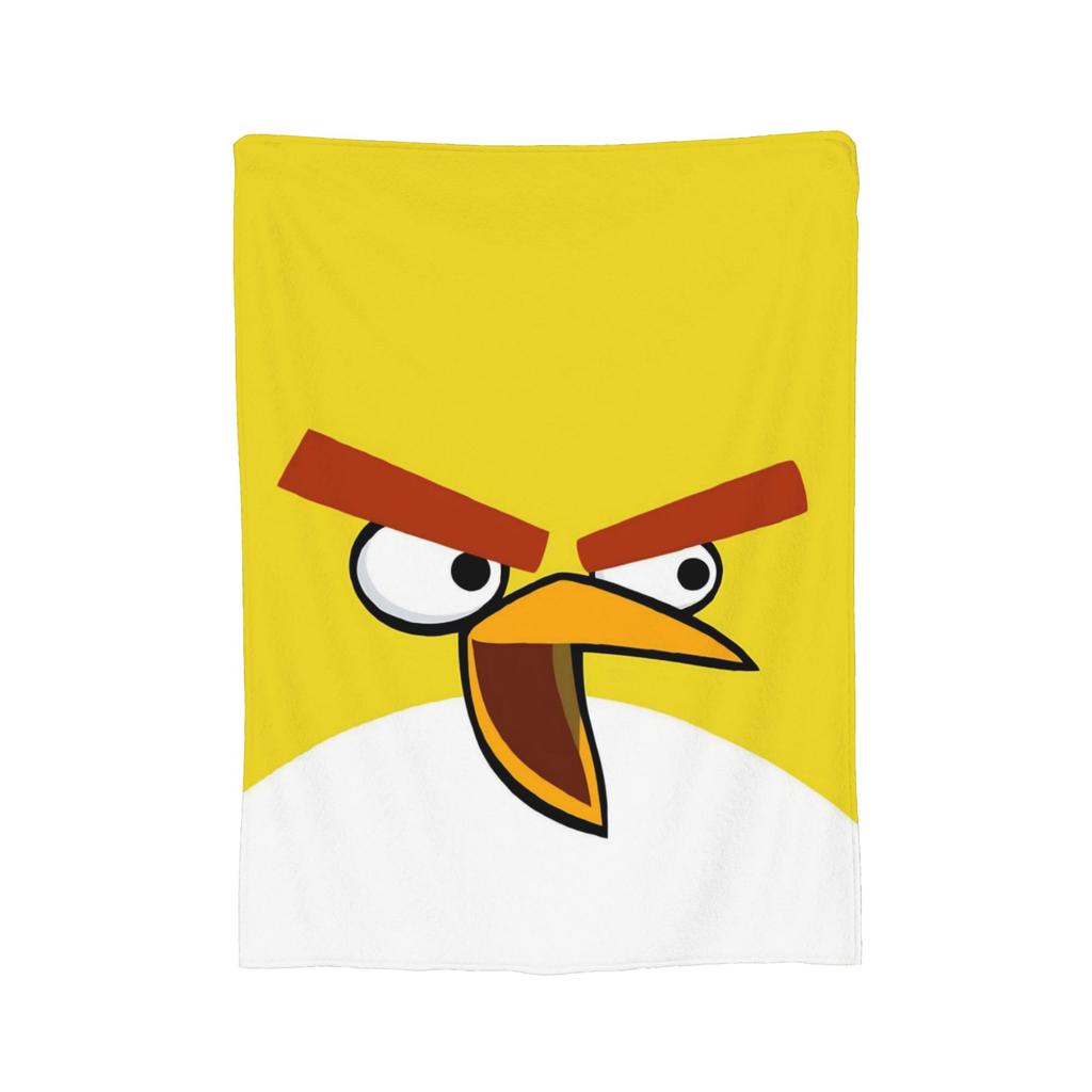 A-Angry Anime B-Birds Games Red Fleece Throw Blankets Blanket for Bedding Car Super Warm Bedspread,