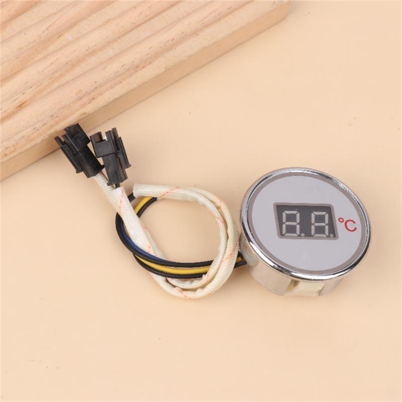 Round/Square Temperature Digital Display Meter Household Natural Gas Water Heater Liquefied Replacement Accessories