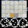 About 800pcs/box DIY Pearl Beads for Jewelry Making Loose Spacer Beads Handmade Earrings Bracelets Necklaces Crafts Accessories