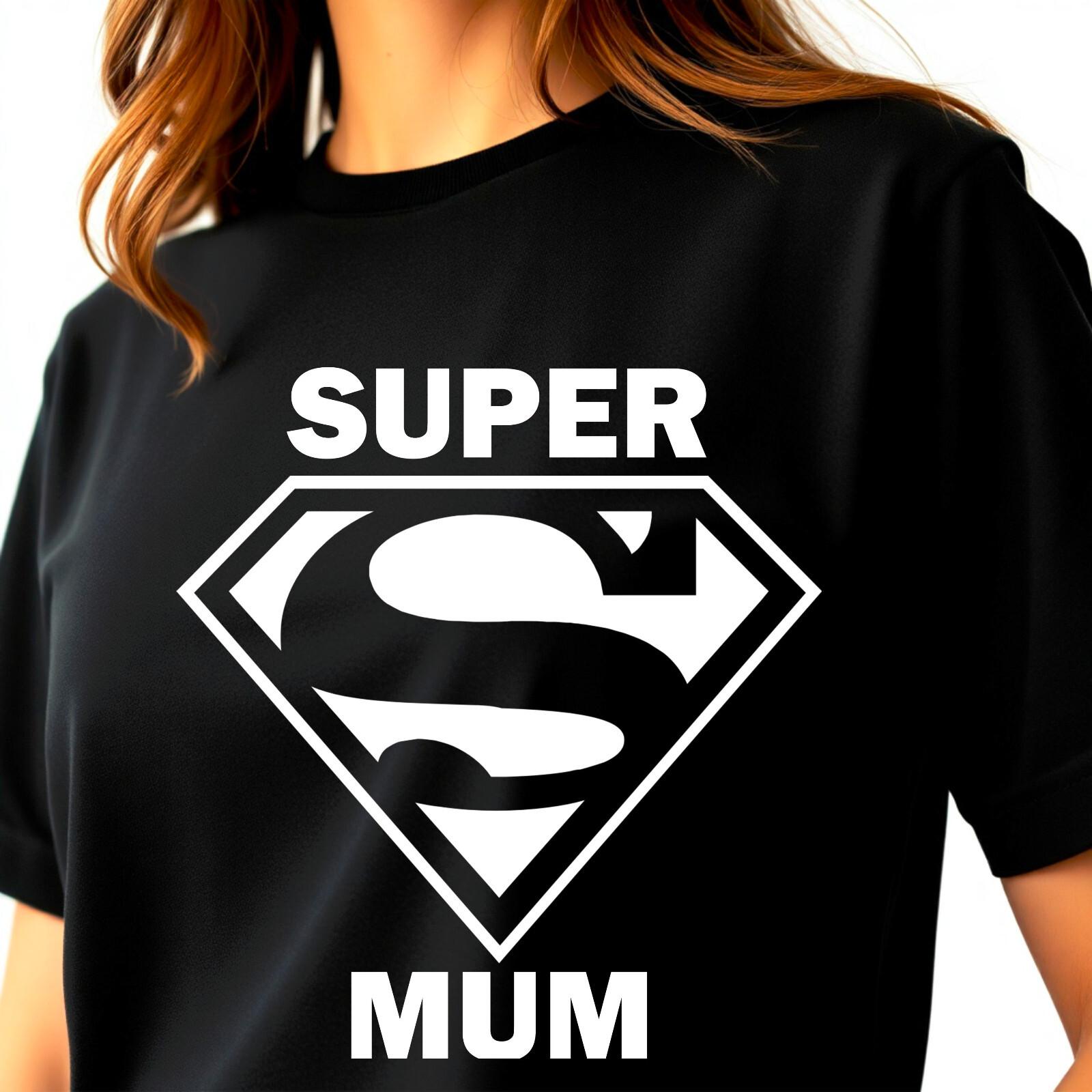 New Super Mum Ladies T-Shirt Perfect Mothers Day Tee Top XXXXL