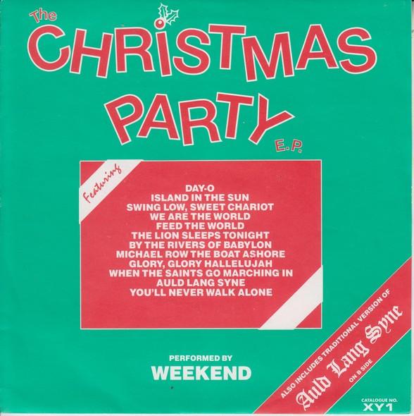 

7inch Record WEEKEND - The Christmas Party E.P. XY1 Lifestyle Recor 1985 UK Pop Used