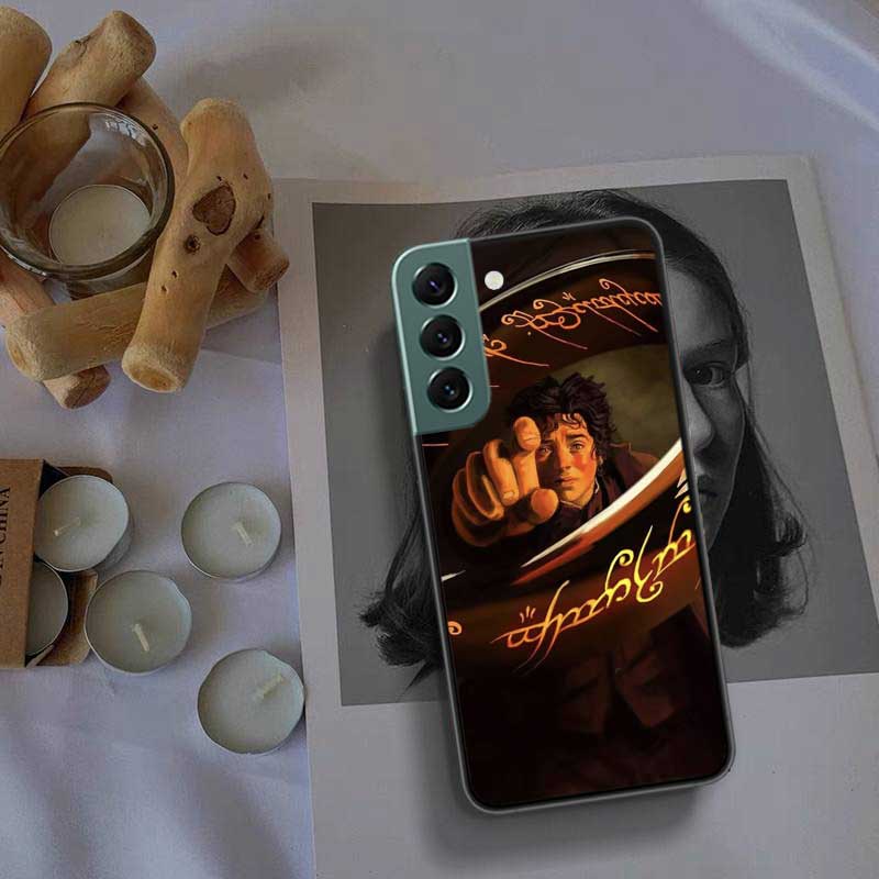 The L-Lord of the R-Rings Phone Case For Samsung S25 Edge S24 FE Galaxy S22 Ultra S21 Plus S20 S23 S10 Plus Cover Silicone Soft