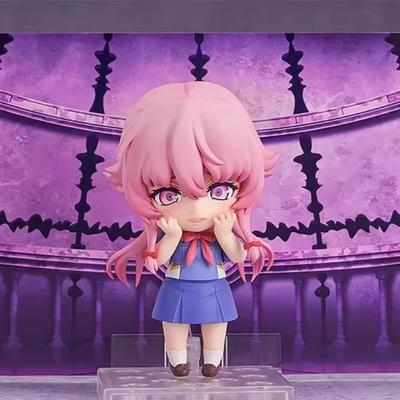 New Nendoroid Yuno Gasai Future Diary Articulated Action Figures Anime Model Toys With Swappable Face Desktop Ornament Gift 2316 Poseable Scale