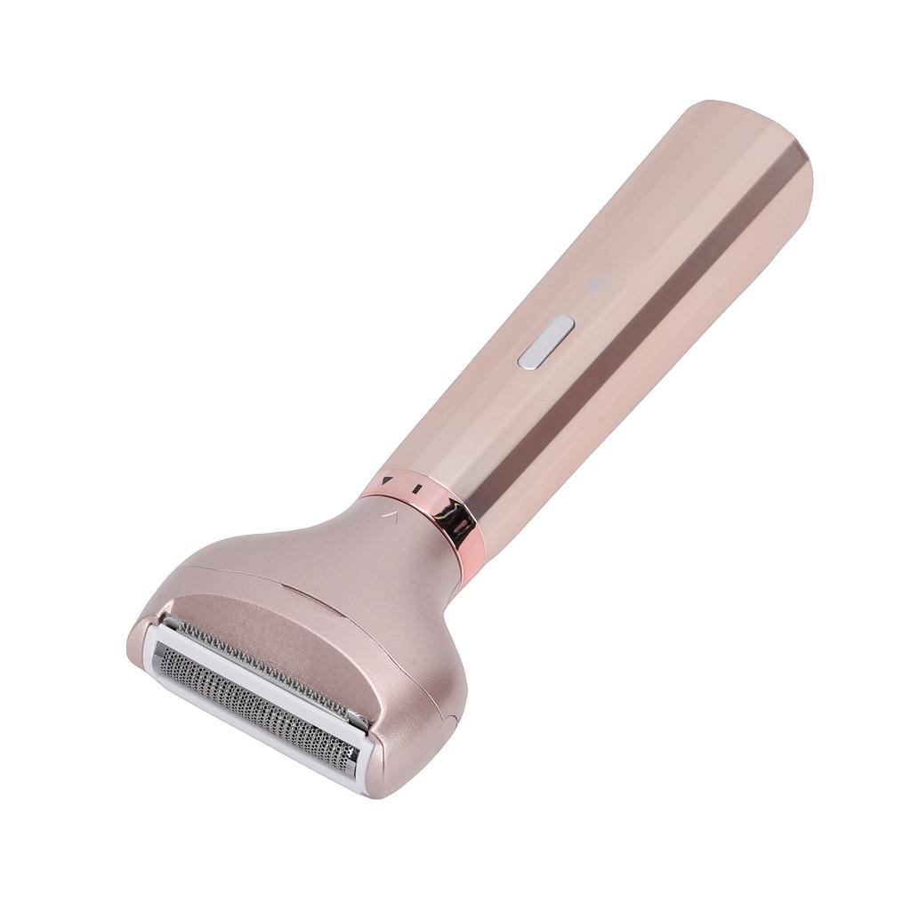 Women Electric Shaver, 2 in 1 Dual Head Hair Trimmer, 7000RPM, Rechargeable Hair Removal Device with 2 Replaceable