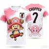 2026 Summer Japan One Piece Luffy Football Jersey Men T-shirt Football Special Jersey Adult Men's Quick-Drying T-shirt