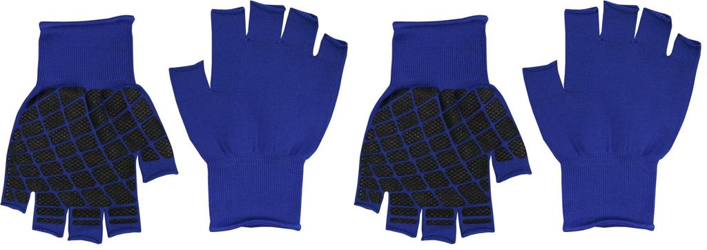 Fukutoku Sangyo #778 Anti-Slip Work Gloves, 5 Finger Out, Navy, Large, 1 Pair Included,