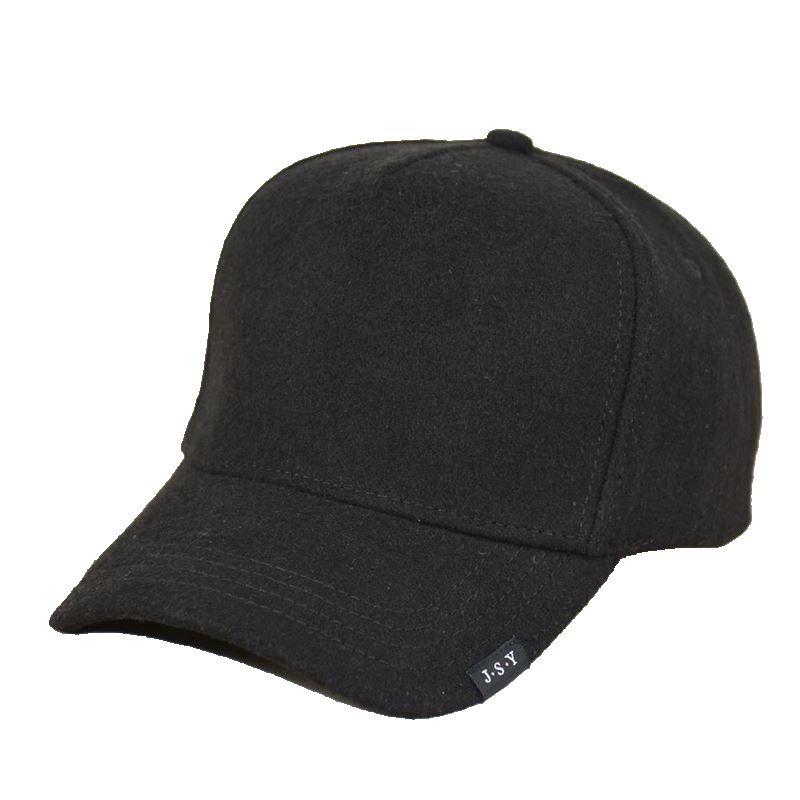 

Бейсболка из пяти частей с высокой тульей, мужская, для маленького лица, зимняя, шерстяная, углубленная, с козырьком, для большой окружности головы, женская Black Medium adjustable 56-60cm