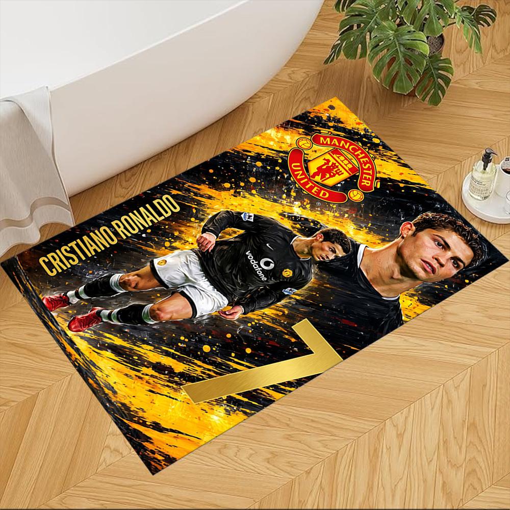 Cristiano Ronaldo Area Rug Perfect for Study Room Living Rooms Dining Room Kitchen Anti-slip Rug Decorate Offices