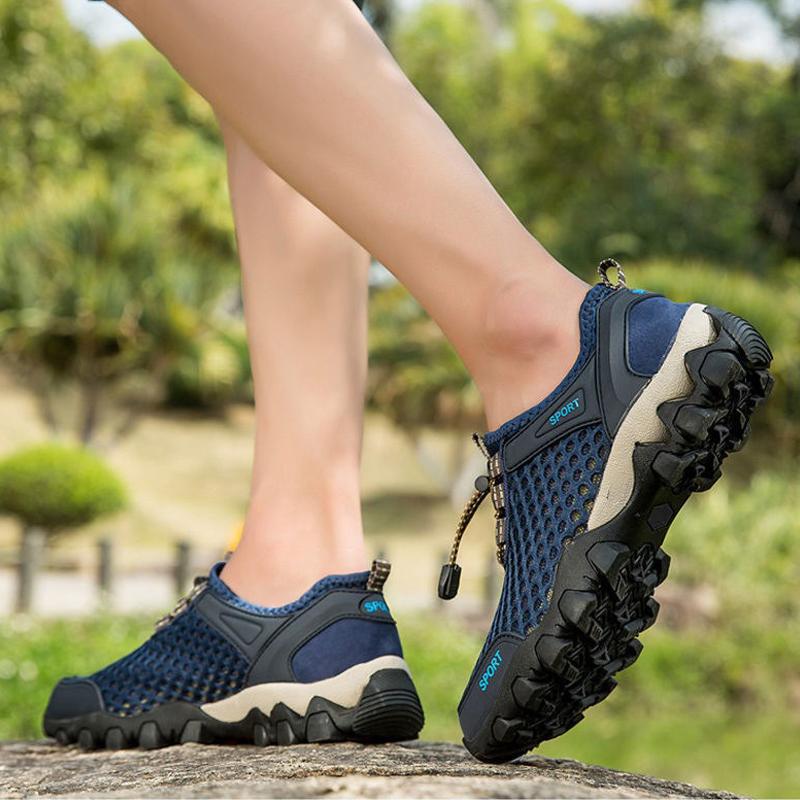 Men's Mesh Shoes Wading Shoes Summer Breathable Sports and Leisure Running Shoes Outdoor Sports Shoes
