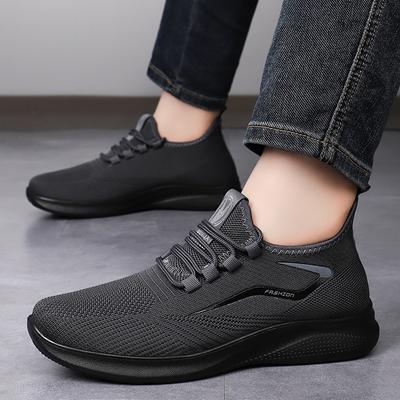 Shoes Men's Shoes Breathable Casual Sports Shoes New Fly-woven Soft-soled Shoes Comfortable Dad Shoes