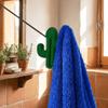 5PCS Multifunctional Cactus Door Clip Hooks Plastic Shower Hooks  Door Mounting