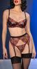 Julietta 4 Piece Black and Red Set - Chilirose - Sets