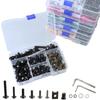 177pcs M5/M6 Screws Motorcycle Aluminum Fairing Bolt Windshield Cover Screws For Honda Kawasaki YAMAHA BMW SUZUKI CBR600RR 900RR